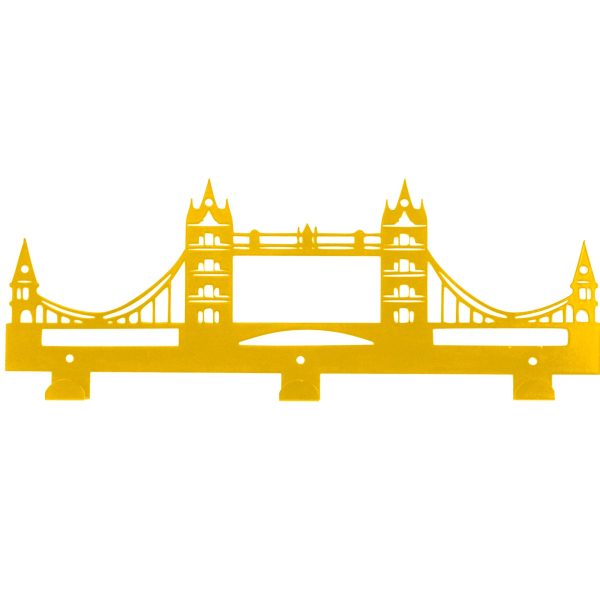 Appendiabiti "London Bridge" da parete in acciaio verniciato
